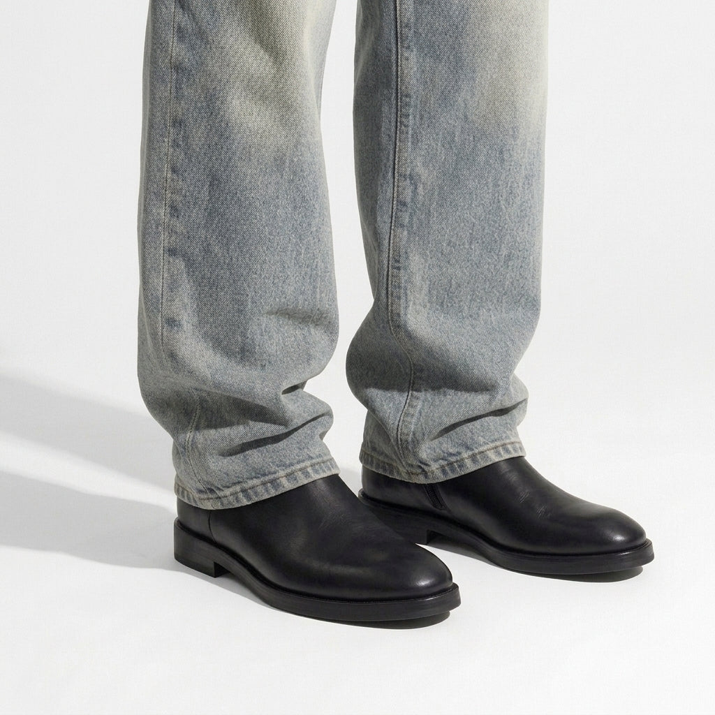 Leather Ankle Boots